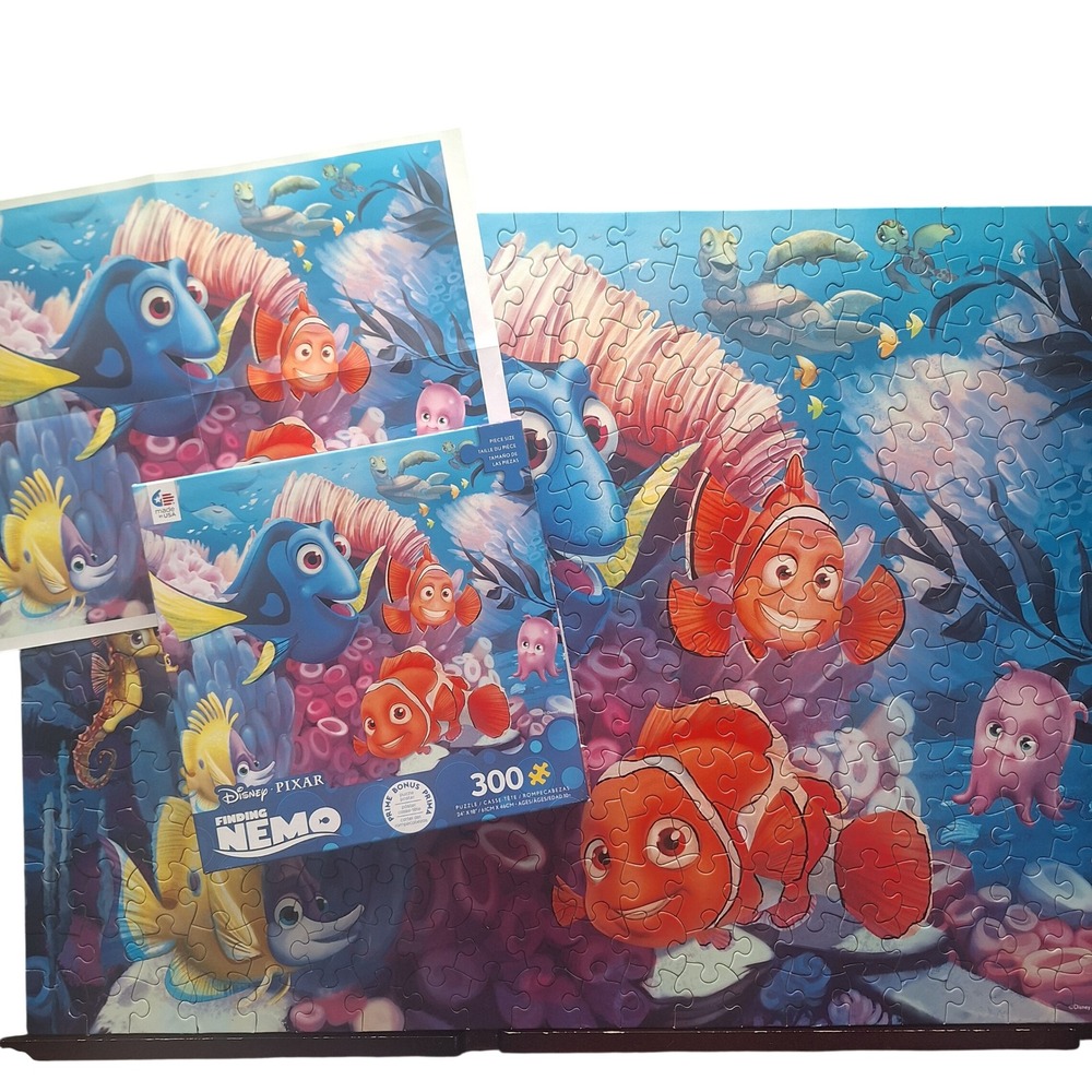 Disney Pixar Finding Nemo 300 Piece Jigsaw‎ Puzzle Ceaco 42246 24x18 Inch Poster